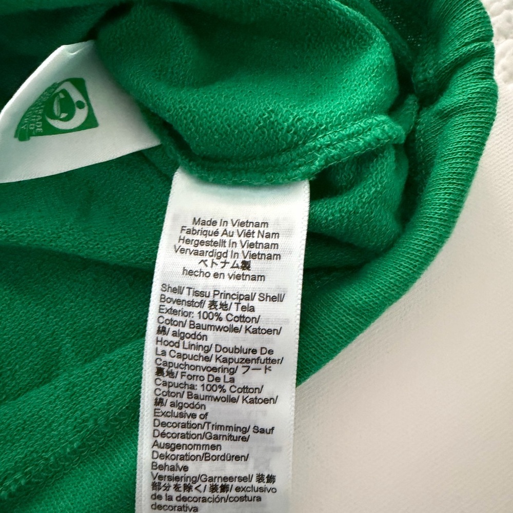 J. Crew Emerald Green Half-Zip Hoodie - Picture 4 of 4